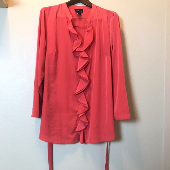 Lane Bryant || Ruffle Long Sleeve Blouse - Picture 2 of 7